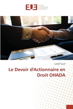 Paperback Le Devoir d'Actionnaire en Droit OHADA [French] Book