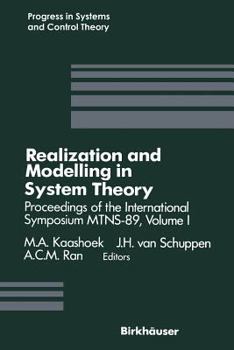 Paperback Realization and Modelling in System Theory: Proceedings of the International Symposium Mtns-89, Volume I Book