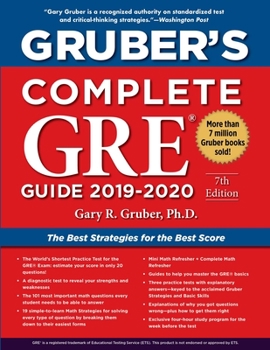 Paperback Gruber's Complete GRE Guide 2019-2020 Book