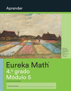 Paperback Spanish - Eureka Math Grade 4 Learn Workbook #4 (Module 5) [Spanish] Book