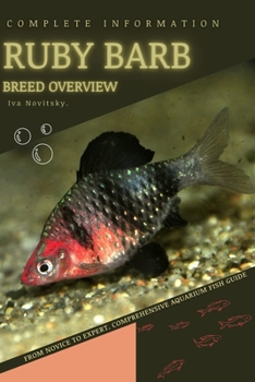 Paperback Ruby Barb: From Novice to Expert. Comprehensive Aquarium Fish Guide Book