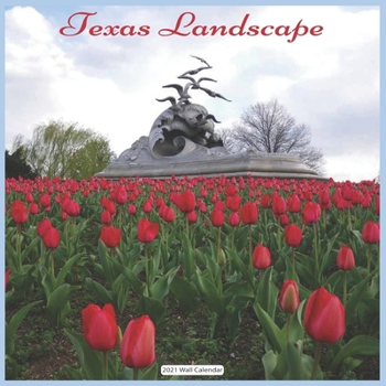 Paperback Texas Landscape 2021 Wall Calendar: Official Texas State Calendar 2021 Book