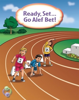 Paperback Ready Set Go ALEF Bet [Hebrew] Book