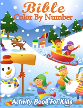 Bible Color By Number Activity Book for Kids: The Beginner's Bible Christmas Coloring Activity Book (Color by Number Book for Kids)