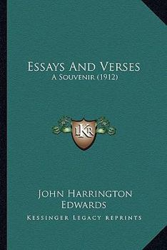 Paperback Essays And Verses: A Souvenir (1912) Book