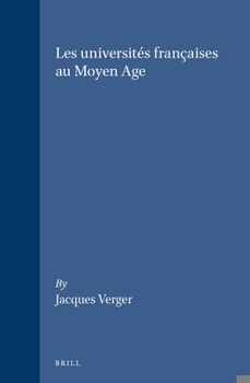 Hardcover Les Universités Françaises Au Moyen Age [French] Book