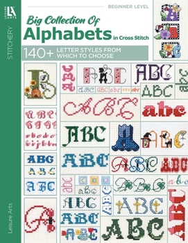 Paperback A Big Collection of Alphabets in Cross Stitch Book