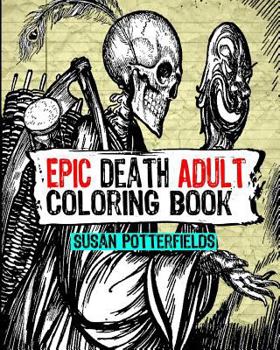 Paperback Epic Death Adult Coloring Book