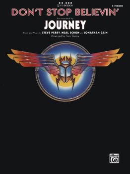 Paperback Don't Stop Believin': Five Finger Piano, Sheet Book