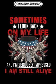 Paperback Composition Notebook: Sometimes i look back on my life and i'm seriously impressed Journal/Notebook Blank Lined Ruled 6x9 100 Pages Book