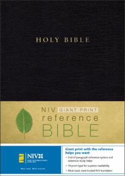 Imitation Leather Giant Print Reference Bible-NIV [Large Print] Book