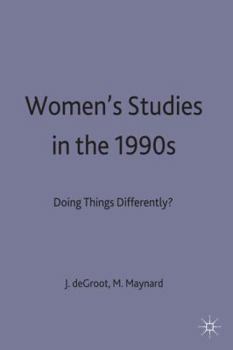 Hardcover Women's Studies in the 1990s: Doing Things Differently? Book