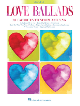 Paperback Love Ballads: 20 Favorites to Strum and Sing on Ukulele Book