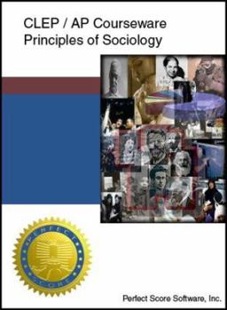 Paperback CLEP Courseware: Introductory Sociology Book