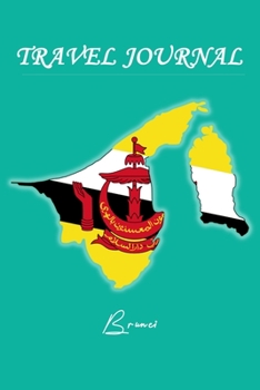 Travel Journal | Brunei | 50 Half Blank Pages |