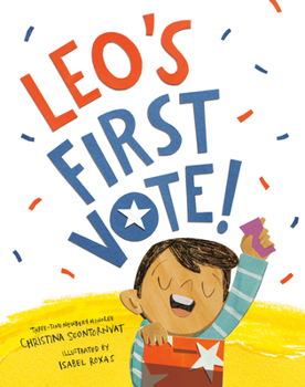 Hardcover Leo's First Vote! Book