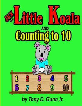 Paperback Jack the Little Koala and Counting to 10 Book