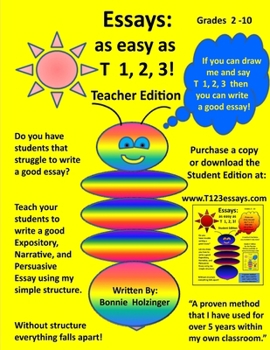 Paperback Essays as easy as T 1, 2, 3! Teacher Edition Book