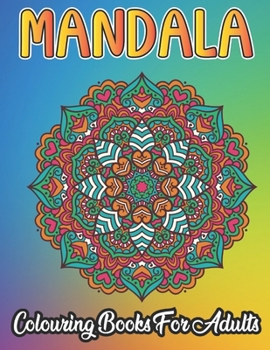 Paperback Mandala Colouring Book For Adults: 50 Mandala For Adults Simple and Easy Coloring Book