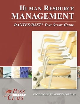Paperback Human Resource Management DANTES/DSST Test Study Guide Book