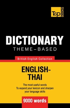Paperback Theme-based dictionary British English-Thai - 9000 words Book