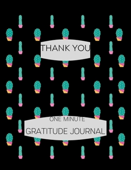 Paperback Thank You One Minute Gratitude Journal: The Simple Abundance Journal of Gratitude Book