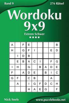 Paperback Wordoku 9x9 - Extrem Schwer - Band 9 - 276 Rätsel [German] Book