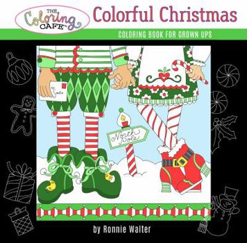 Paperback The Coloring Cafe-Colorful Christmas Book