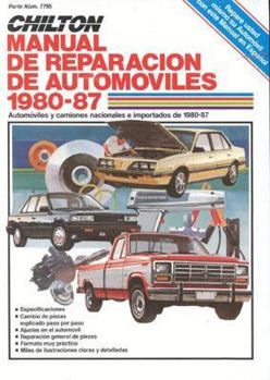 Hardcover Chilton's Spanish-Language Auto Repair Manual 1980-87 [Spanish] Book
