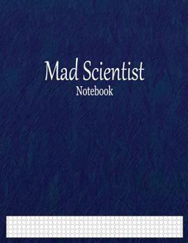 Paperback Mad Scientist Notebook: 1/5" Octagonal Graph Paper Ruled Book