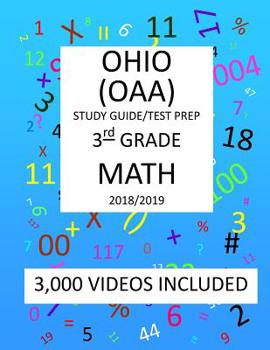 Paperback 3rd Grade OHIO OAA, 2019 MATH, Test Prep: 3rd Grade OHIO ACHIEVEMENT ASSESSMENT 2019 MATH Test Prep/Study Guide Book