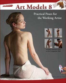 Hardcover Art Models 8: Practical Poses for the Working Artist [With DVD] Book