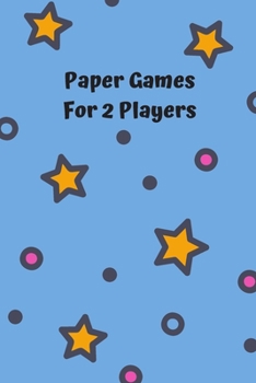 Paperback Paper Games For 2 Players: Classic Games For Travel: Blue Cover Design Book