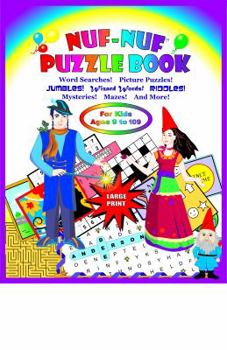 Paperback NUF-NUF PUZZLE BOOK Full Color [Large Print] Book