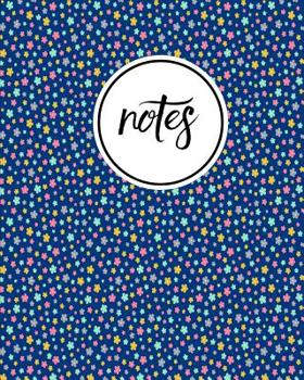 Notes : Daisy Flower Blue Mixed - Cute Writing Notebook for School, Home and Office - [Classic]