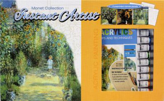 Paperback Monet Florals Collection: Acrylic Painting (Instant Artist Deluxe) Book