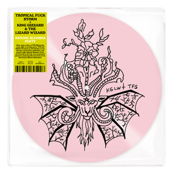 Vinyl Satanic Slumber Party   Pink Silkscreene Book