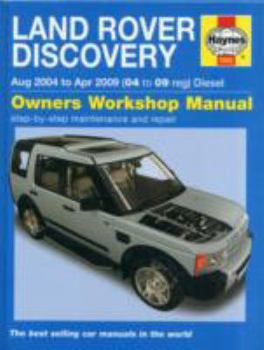 Automotive Land Rover Discovery Diesel Service and Repair Manual: 04-09 (Haynes Service and Repair Manuals) Book