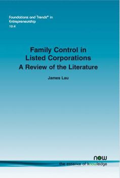 Paperback Family Control in Listed Corporations: Family Control in Listed Corporations Book