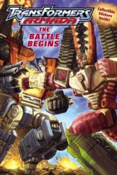 Paperback Transformers Armada: The Battle Begins [With Stickers] Book
