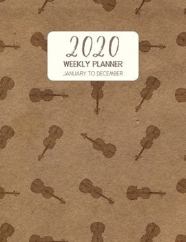 Paperback 2020 Weekly Planner January to December: Dated Diary With To Do Notes & Inspirational Quotes - Viola Book