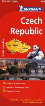 Map Michelin Czech Republic Book