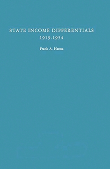 Hardcover State Income Differentials, 1919-1954 Book