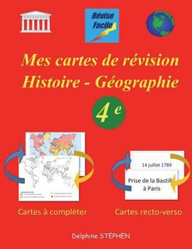 Paperback Mes cartes de révision Histoire - Géographie 4e [French] Book