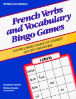 Paperback French Verbs & Vocabulary Bingo Games (French Edition) [French] Book