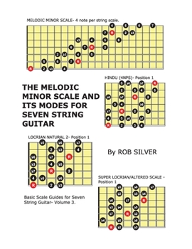 Paperback The Melodic Minor Scale and its Modes for Seven String Guitar Book