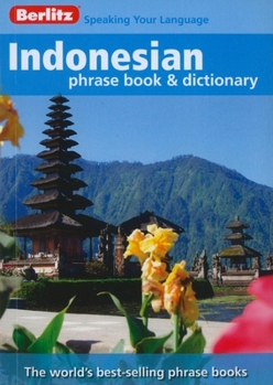 Paperback Berlitz Indonesian Phrase Book & Dictionary Book