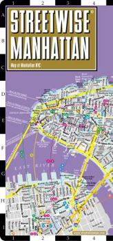 Map Streetwise Manhattan Map - Laminated City Street Map of Manhattan, New York: Folding Pocket Size Travel Map Book
