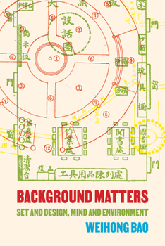 Hardcover Background Matters: Set and Design, Mind and Environment Volume 9 Book