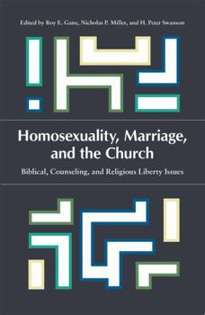 Paperback Homosexuality, Marriage, and the Church Book